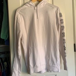 AUTHENTIC SUPREME large white hoodie